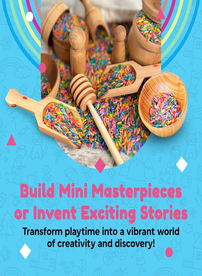 Sensory-N-Stuff - Wooden Tool Set for Sensory Bin (10 Piece), Child-Sized Montessori Sensory Toys for Developing Fine Motor Skills, Smooth Wooden Toys, Bin Scoops and Tools - Image 3
